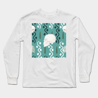 bones and squiggles Long Sleeve T-Shirt